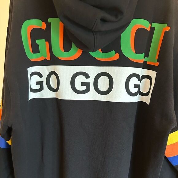 Men's X MLB hooded, cotton sweatshirt size XXL made in Italy, NWT - Picture 2 of 12